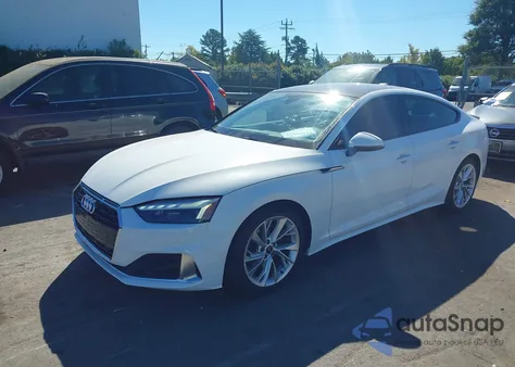 2022 Audi A5 Sportback Premium Plus 40 Tfsi Quattro S Tronic из США, поврежденный, VIN WAUCBCF59NA004168
